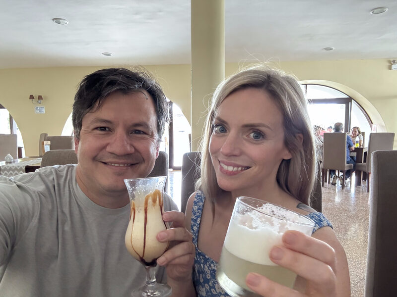 Jill and Ed cheers